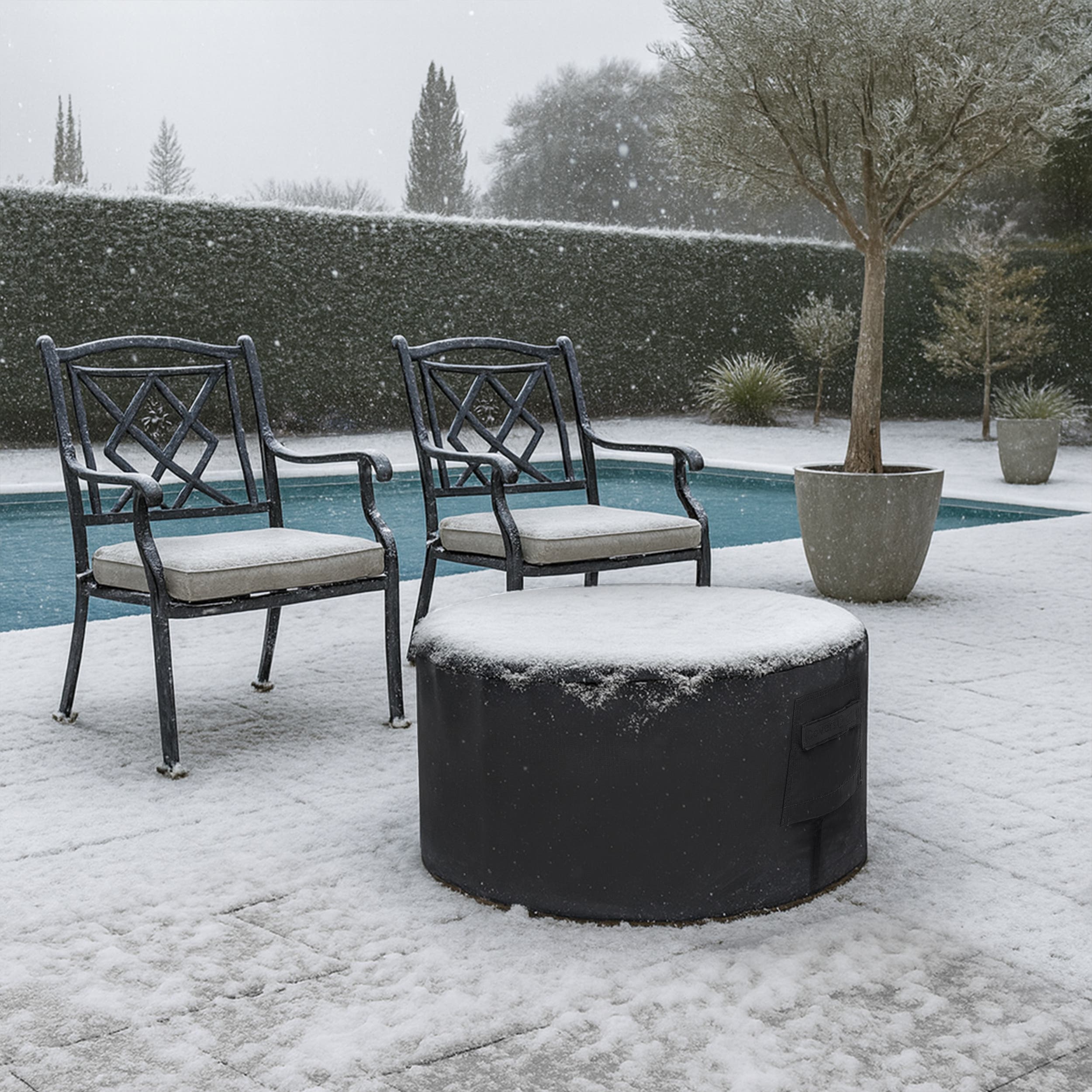 Multi-Layer Circular Fire Pit Custom Covers