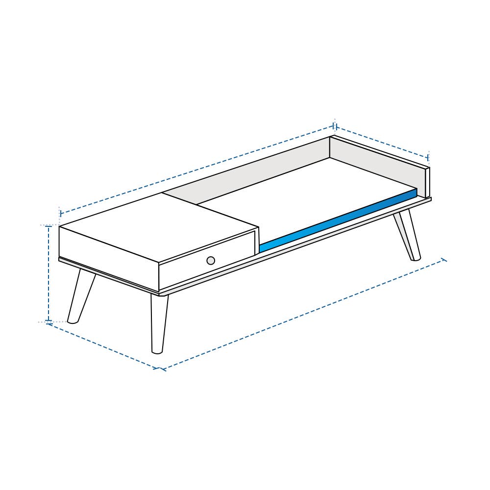 Modern Storage Bench Custom Covers - Product image