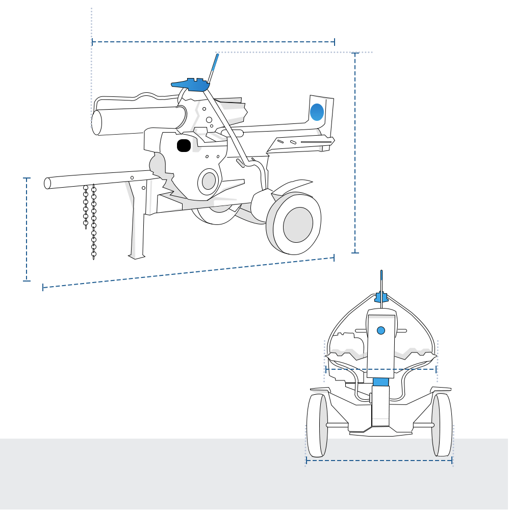 Custom Log Splitter Covers - Horizontal/Vertical Gas Log Splitter