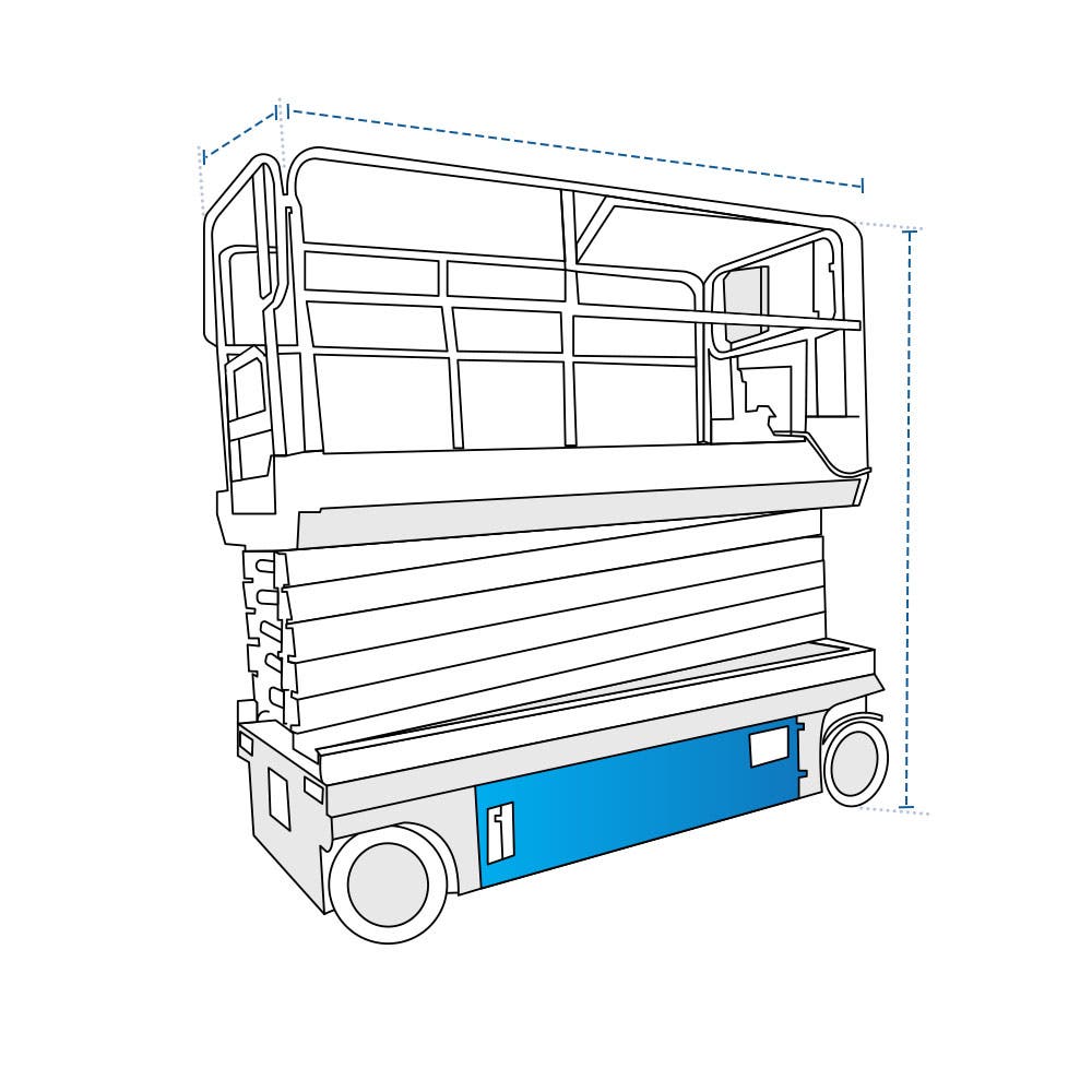 Custom Scissor Lift Cover - Product image