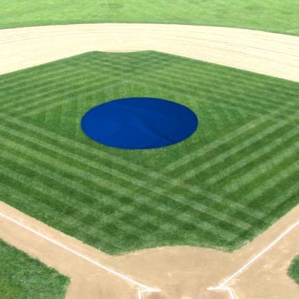 Baseball Weighted Mound Tarps – Round