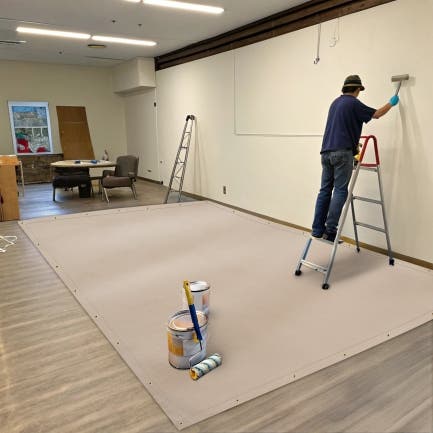 Custom Natural Untreated Canvas Tarpaulin