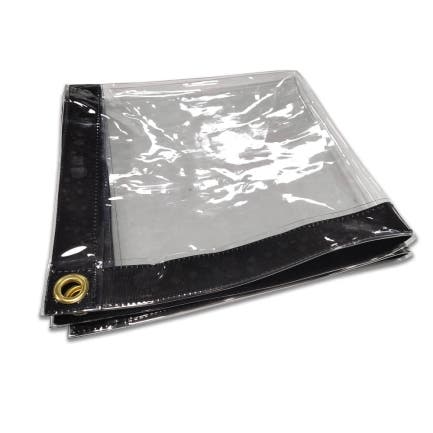 Clear Plastic Tarpaulin, 20mil, Size: 1.5m x 4.6m