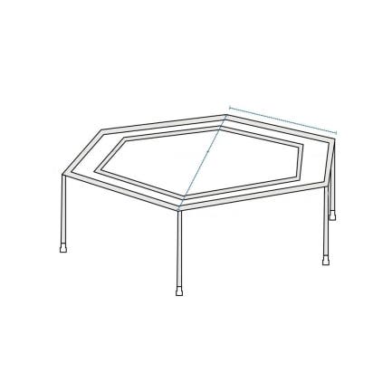 Custom Hexagonal Trampoline Cover