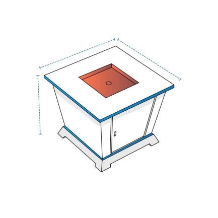 LP Gas Fire Column Custom Covers