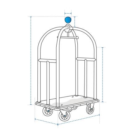 Hotel Luggage Cart Custom Covers