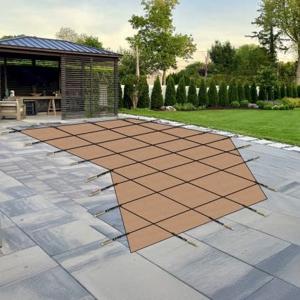 Lazy L-Shaped Pool Covers - Left