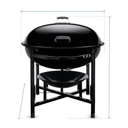 BBQ Cover for Weber Ranch Kettle Charcoal BBQ 93cm