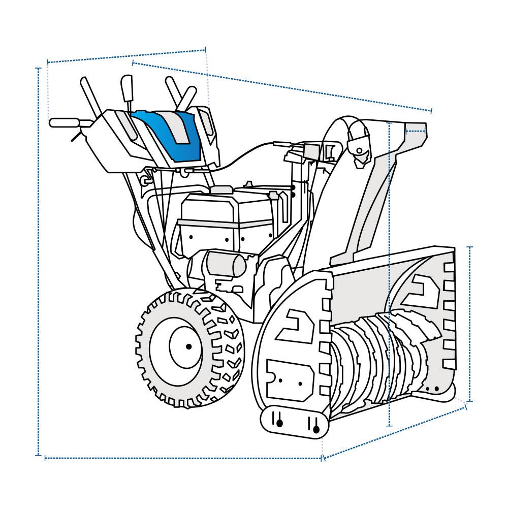 Custom Gas Snowblower Cover