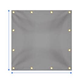 product photo of Heavy Duty Custom Tarpaulin - Rectangle/Square