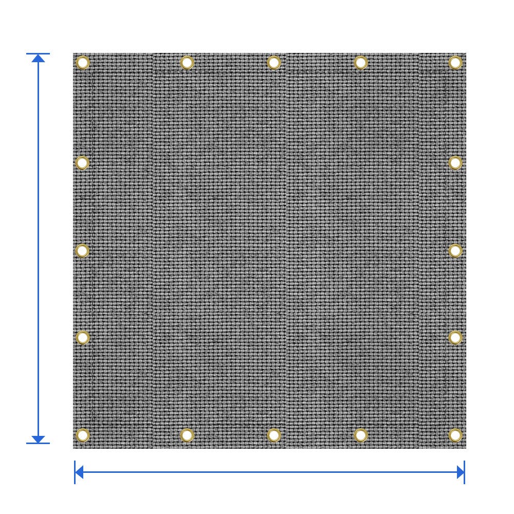 Knitted Mesh Tarpaulin - 95% Shade - Product image