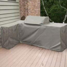 L-shaped Island Kitchen Covers - Right